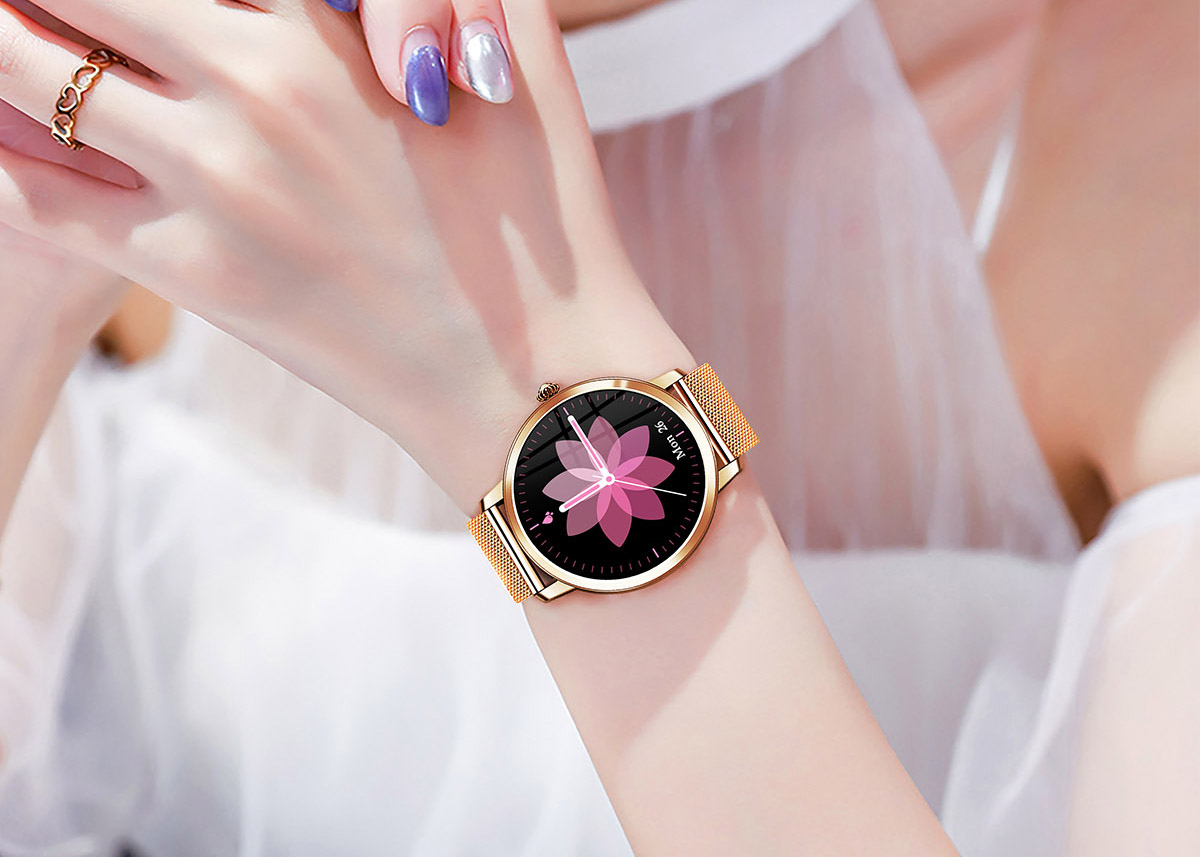 1.09 inch IPS Full Touch Smartwatch with Flap Smart Wearable Bracelets