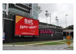 8000 nits PH16 Electronic Outdoor Advertising LED Display IP65 Water Resistance