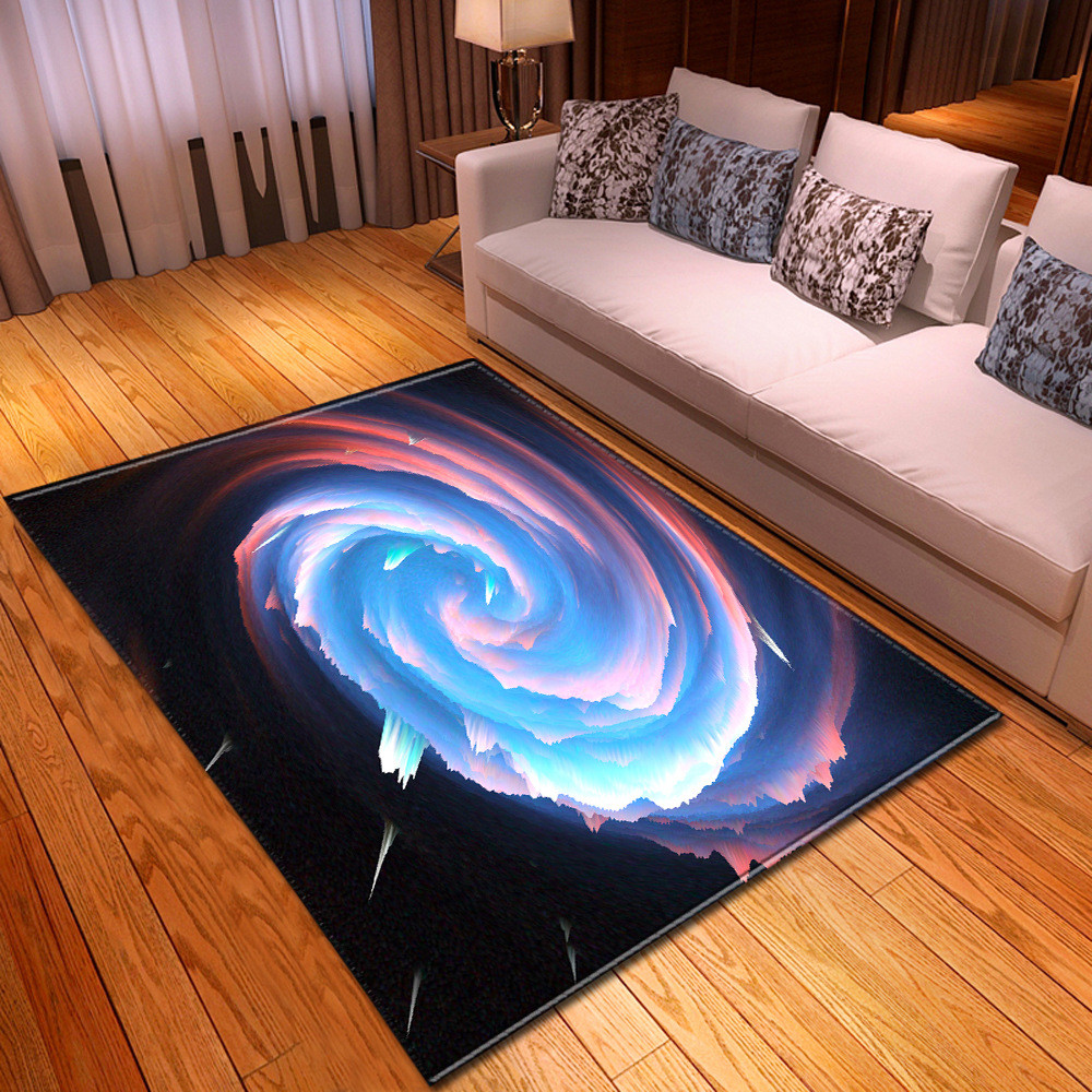 ODM Contemporary Living Room Area Rugs Machine Washable Non Skid