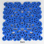 Memo Pin Board Cork Notice Boards For Kitchen Hollow Carved 12*12in 500pcs
