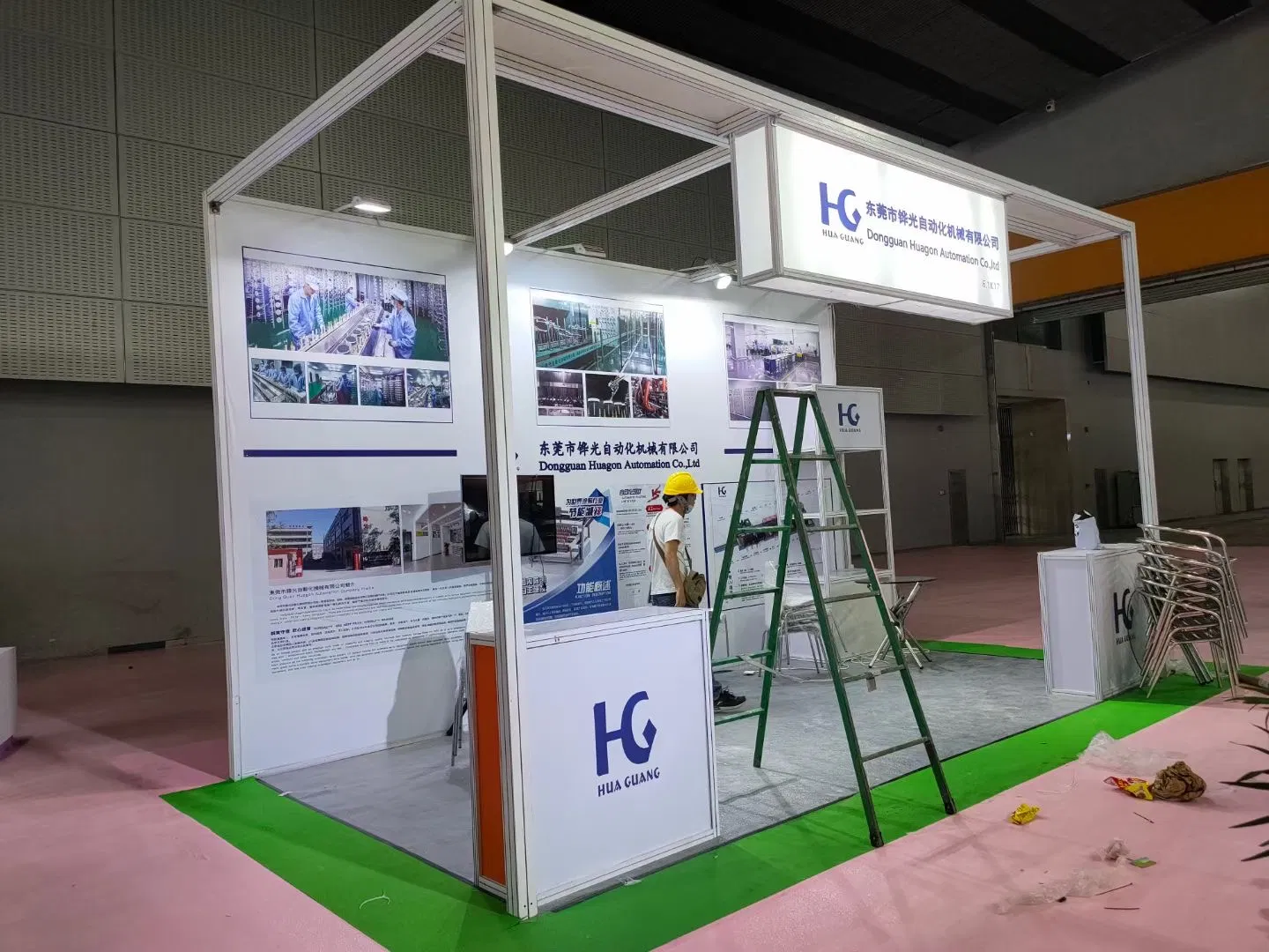 Exhibition Square Aluminum Profiles Upgraded Standard Booth