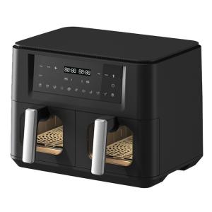 Wholesale 9L 2000W Smart Air Fryer Digital Double Basket With Visible Window from china suppliers