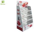 White POP Metal Store Display Rack 4 Ldders For food Weightlight
