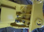 2 Cylinders Mini Excavator Buckets , Tilting Grading Bucket Professional
