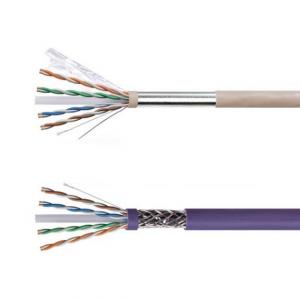 China FTP CAT6 Lan Cable Outdoor 4pair Copper PVC Jacket Outdoor Lan Cable Cat6 on sale