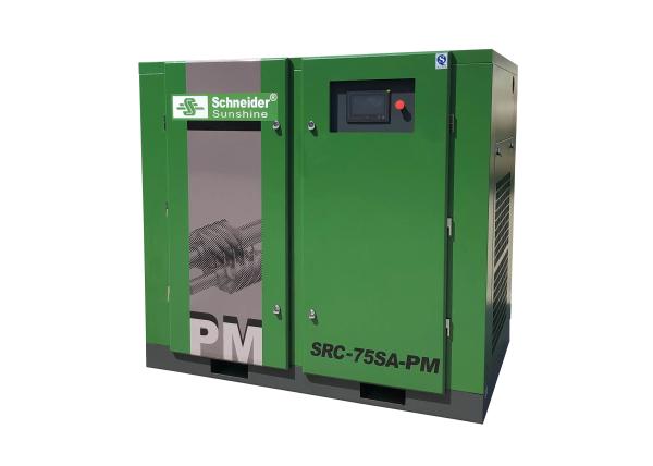 High Reliability Industrial Screw Compressor Permanent Magnet Frequency