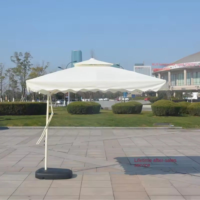 Outdoor Patio Garden Sunshade Umbrella with Big Wrench Banana Design and Sun Protection