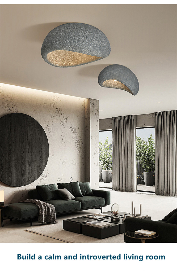 Nordic Minimalist Wabi-Sabi Wind Led Ceiling Lamps Chandelier(WH-VP-169)