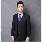 80% Cellulose Acetate Fibre Custom Men Business Suit 2 Piece Breathable