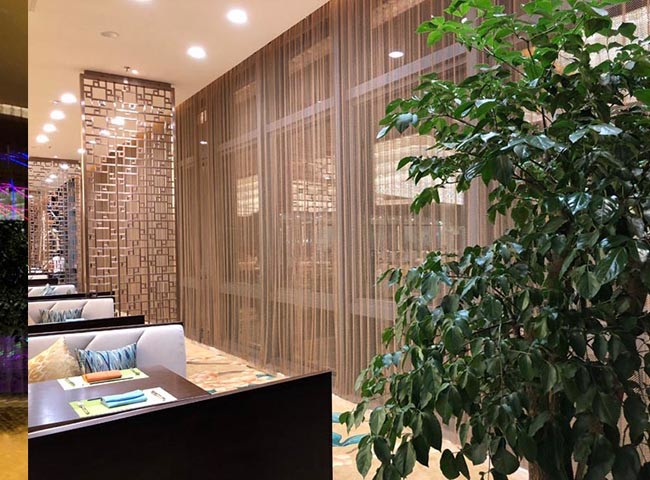 Metal Coil Curtain, Coil Drapery Curtain Ideal Indoor Decorative Mesh For Your Home And Hotel