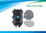 24 cores Fiber Optic Enclosures 2 port / 2×14 mm 4×12 mm Splicing Fiber Optic
