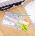 transparent PVC ziplock plastic packaging bags with slider zipper， babyuse