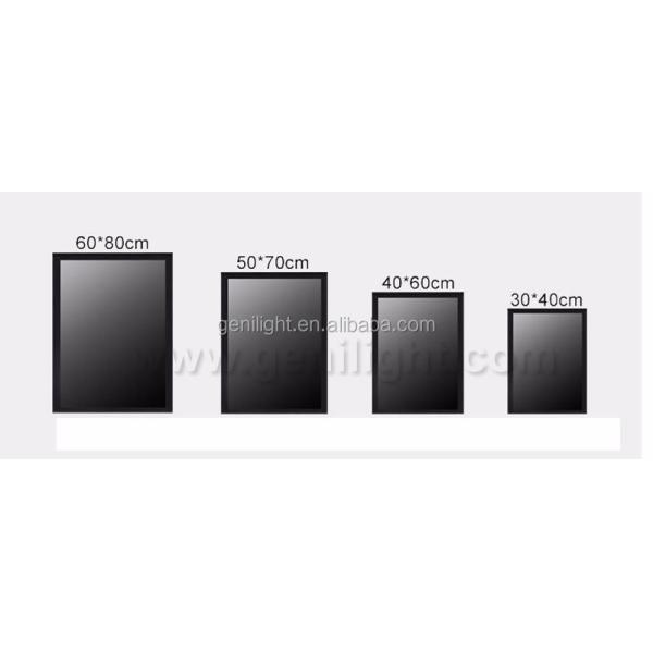 Rectangle Function Ultra-thin LED Writing Board by Genilight in with 12 Twinkle Types