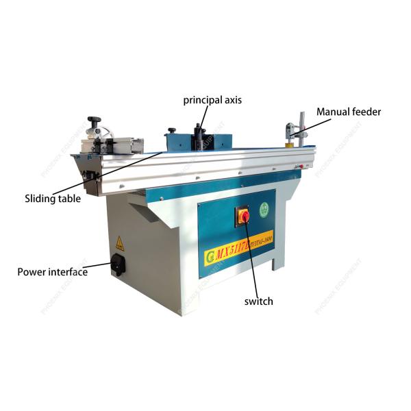 Solid Wood Vertical Woodworking MX5117B Spindle Moulder Machine with Sliding Table