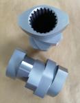 Durable Double Screw Extruder Standard Involute Spline Screw Elements Kneading