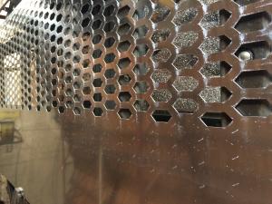 China secure heat treated 304 perforated metal plates/perforated metal mesh on sale