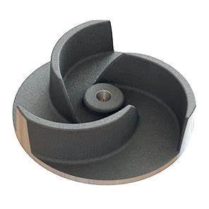 Wholesale SGS Standard Resin Sand Casting Ductile Iron Semi - Open Water Pump Impeller from china suppliers