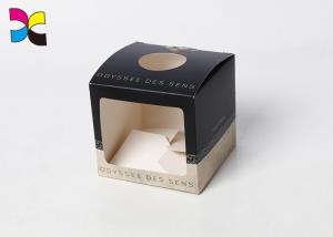 Wholesale Window Printed Shipping Boxes Die Cut Round Hole Brown Flute Pantone Color from china suppliers