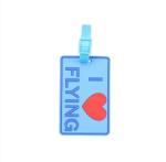 Wholesale Custom Soft PVC Travel Name Tag Personalized Silicone Luggage Tag