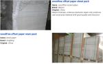 68/78/98/118gsm Cream Colour Woodfree Offset Paper for Writing and Sketching