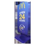 Stylish Fabric Trade Show Display , Medusa Tension Fabric Pop Up Display