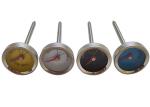 Bimetal Dial Instant Reading BBQ Meat Thermometer Customized Probe Length