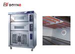 High Temperature Industrial Baking Oven Combination Two Deck Stainless Steel 430