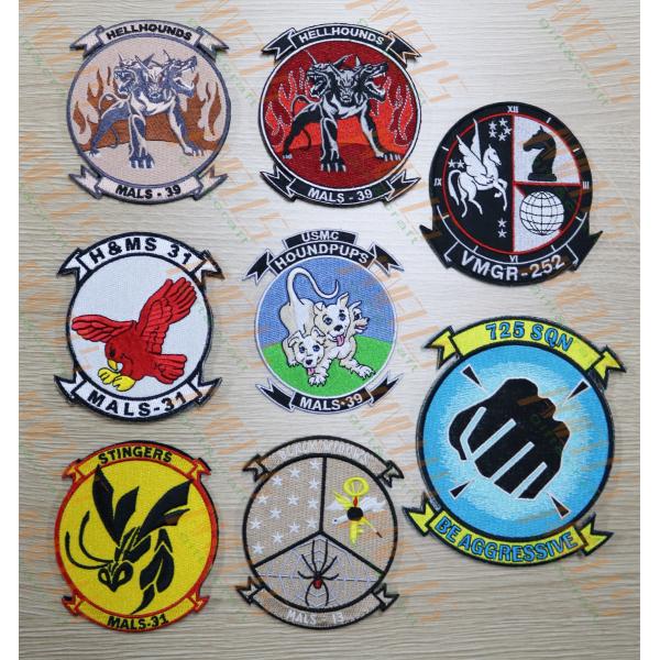 3" Blue Embroidered Star Patches Iron On Applique Patch twill background