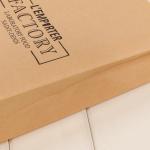 Custom Logo Printed Biodegradable Candy Gift Package Bag Tip Bottom Kraft Paper