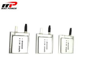 Wholesale 3.0V 200mAh Li Mno2 Battery , CP203030 Lithium Primary Battery With UL CE Certification from china suppliers