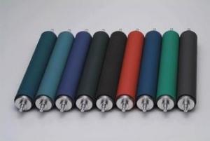Wholesale Colorful Food Grade Industrial Rubber Coated Rollers For Laminating Machine from china suppliers