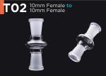 Hand Blown Glass Bongs Accessories Glass Adapter For Oil Rigs Bongs