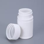 HDPE Round Bottle 20ml Empty Plastic Pill Capsule Medicine Vitamin Supplement