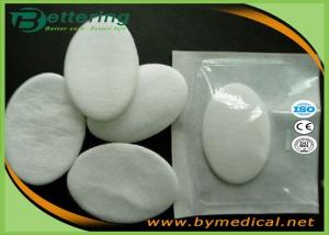Wholesale Medical disposable non adhesive dressing Oval absorbent cotton eye pads covered by non woven 6x8cm from china suppliers