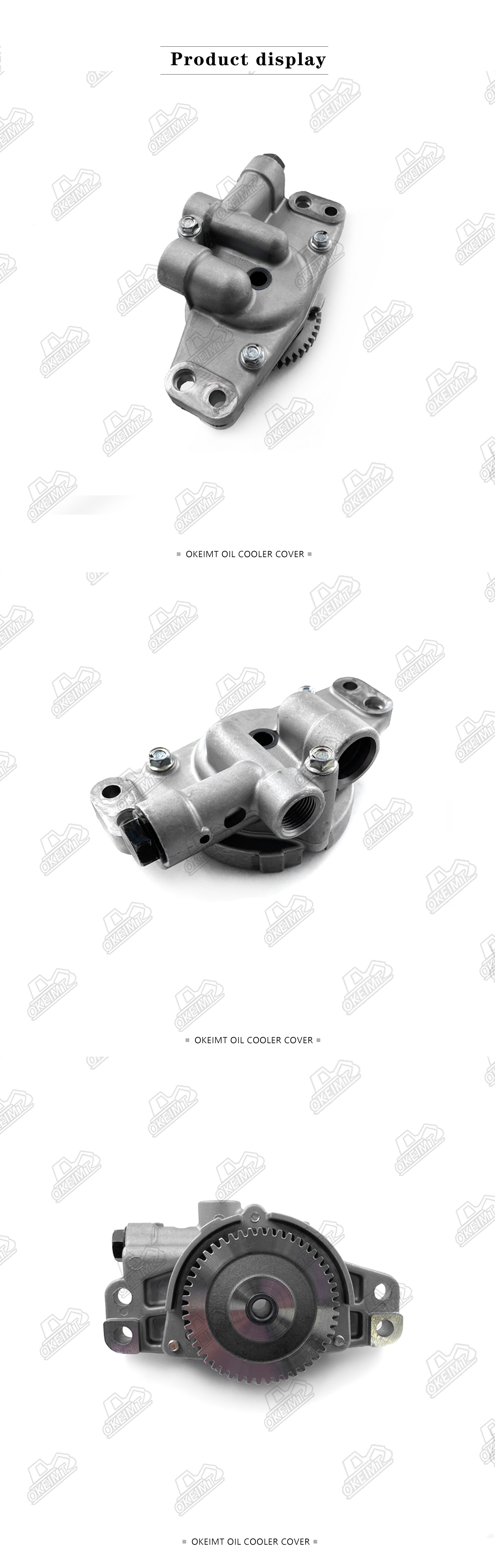 8-98095768-3 Oil Pump 8980957683 With Isuzu 4LE2 Engine With Kobelco SK75-8 Excavator