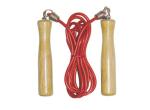 PVC rope solid wooden handle skipping rope-jump exercise accessories
