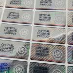 OEM Laser Sticker Paper Holographic Packaging Label Paper ROHS