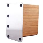 Multifunction Wooden Knife Stand , Bamboo Knife Rack Delicate Appearance