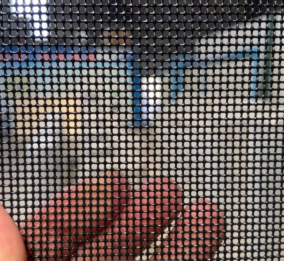 SS304 316 316L Marine Grade Anti Theft Black Coated Security Screen Mesh Stainless Steel Window Screen