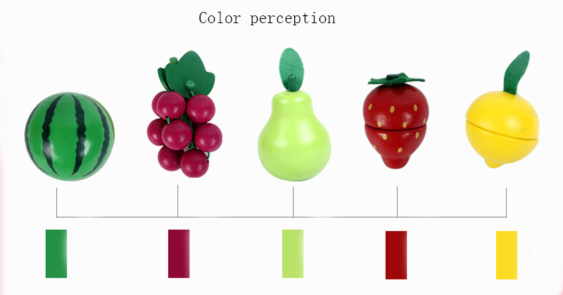 Magnetic 10.5cm Wooden Fruit Cutting Set Wooden Fruit Basket Toy