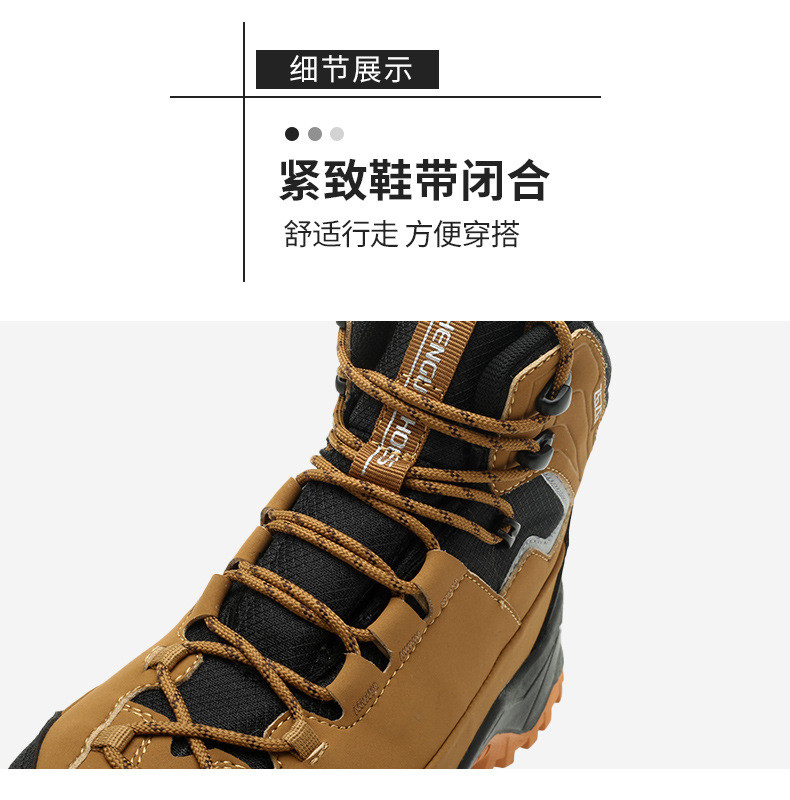 Brown / Green / Black OEM Security Work Boots Microfiber Leather Steel Toe Kevlar Midsole Work Shoes Rubber Sole