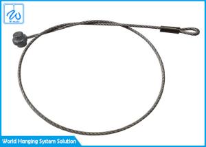 Wholesale Stainless Steel Wire Rope Assembly Adjustable Safety Cable With Hook Wire Rope Lanyards from china suppliers