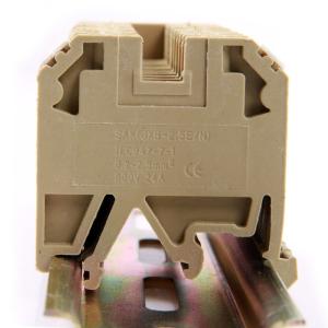 Wholesale SAK-2.5EN / JXB-2.5/35 DIN Rail Screw Clamp Terminal Blocks 800V 24A from china suppliers