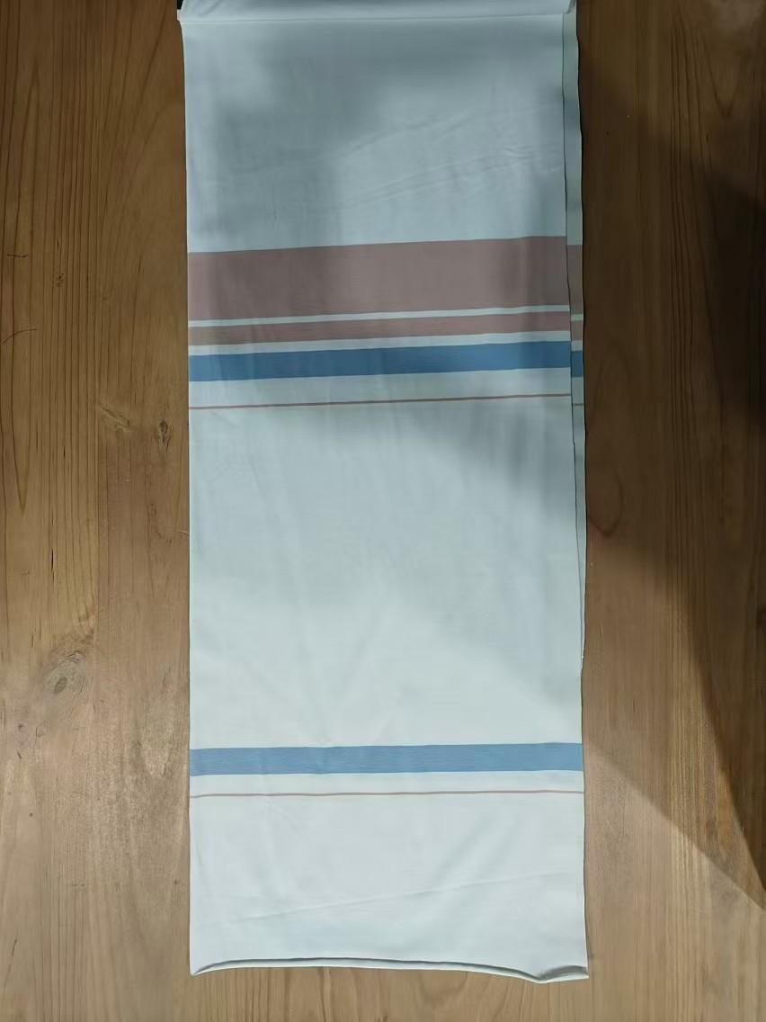 Soft And Comfortable Breathable Striped Material Fabric For T-Shirt