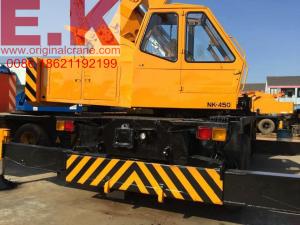 Wholesale 45ton Used Original Japanese Kato Mobile Crane Machine (NK450E), used Tadano crane 50ton from china suppliers