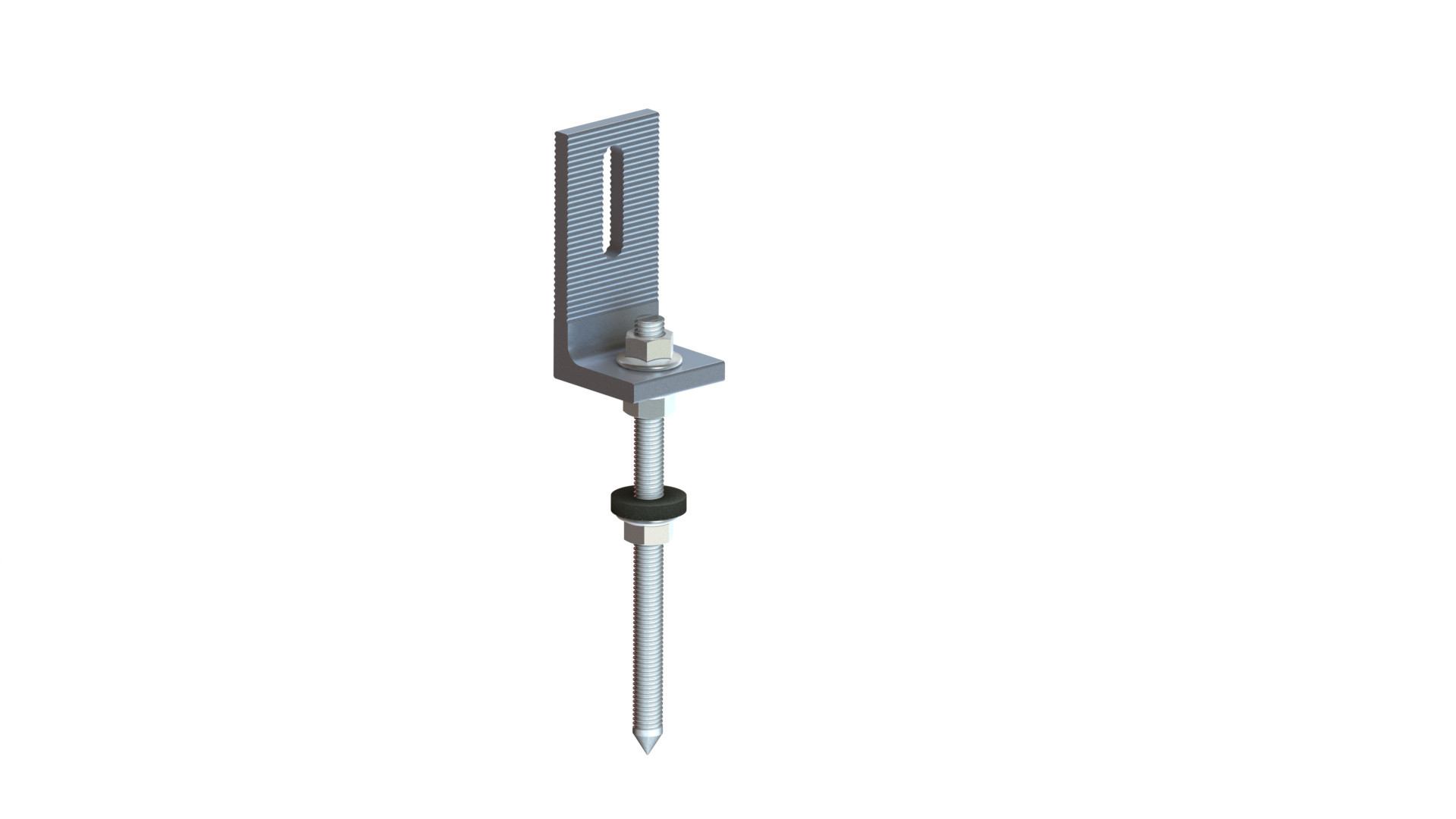 Hanger Bolt Solar Panel Mounting Brackets For Metal Roof 60m/S Racking For Standing Seam Roof