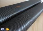 Light Weight Silver Coated Carbon Fiber Fabric , Twill Carbon Fiber Cloth