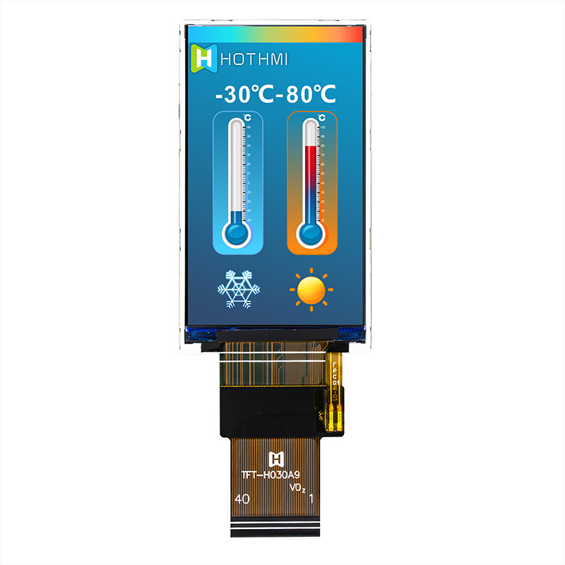 3.0 Inch IPS 360x640 ST7701 Portrait TFT Display Panel SPI For Handheld Devices
