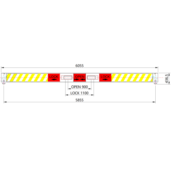 Design Machine 20Ft Standard Telescopic Container Spreader Size Customized Container Spreader Crane