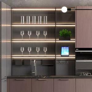 Wholesale American Modern Luxury Stainless Steel Kitchen Cabinets Modular Accessories from china suppliers